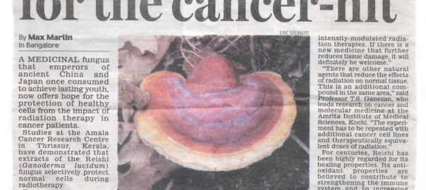 Ganoderma in cancer - Amala Cancer Research Centre